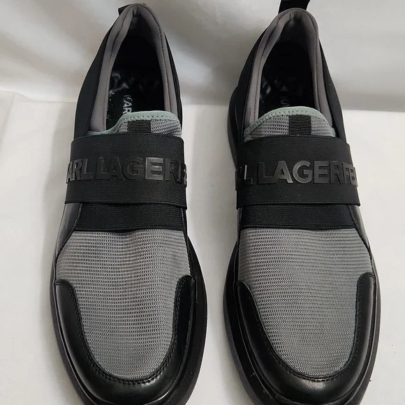 Karl Lagerfeld Paris Logo Slip-on Shoes (M Size 9) - Picture 4 of 16